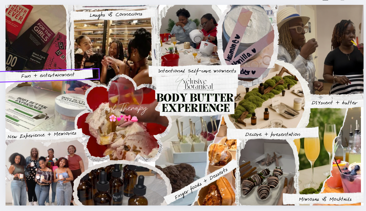 Mobile & Private Body Butter Experience!